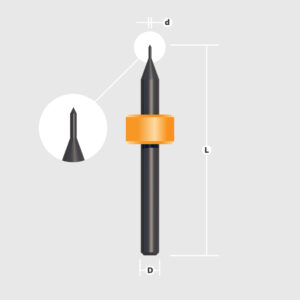 Коническая универсальная фреза LPKF (Universal Cutter) — Оборудование LPKF для печатных плат